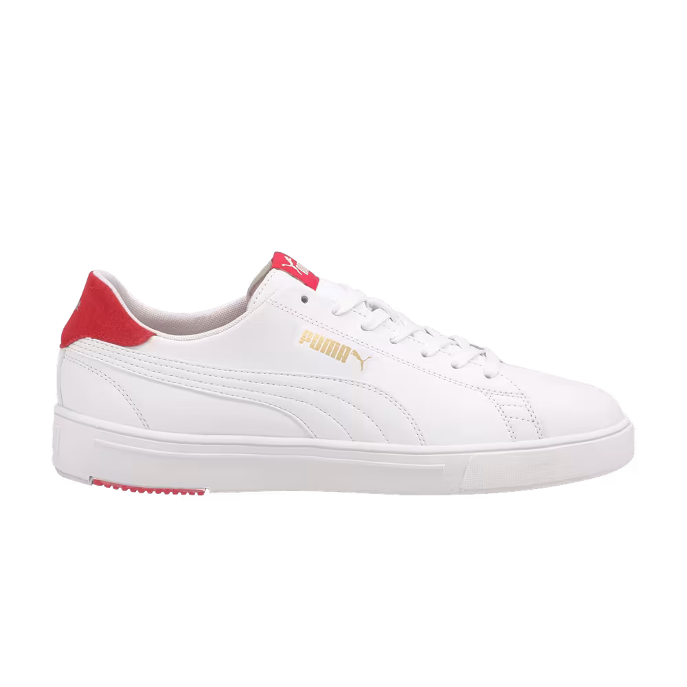 Puma Serve Pro Lite White High Risk Red