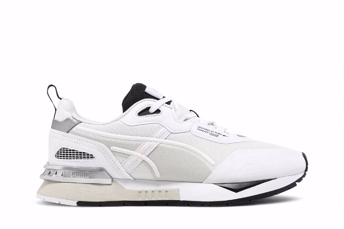 Puma Mirage Tech Core White Grey Violet, view 2