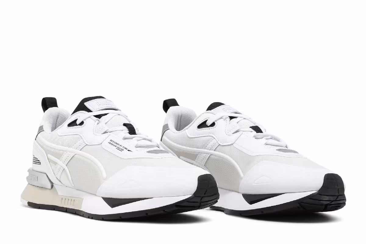 Puma Mirage Tech Core White Grey Violet, view 9