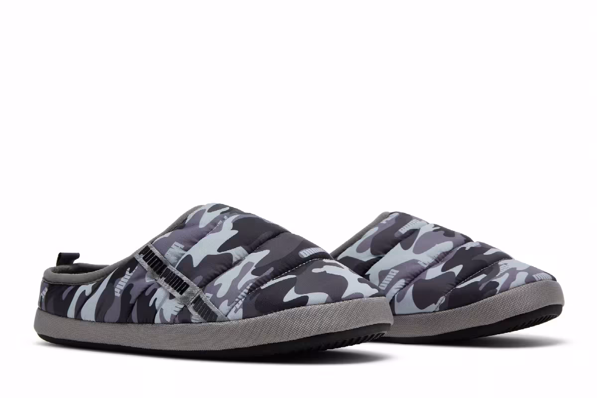 Puma Scuff Slippers Camo - Black, view 9