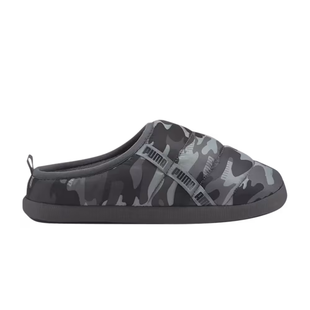 Puma Scuff Slippers Jr Camo - Black