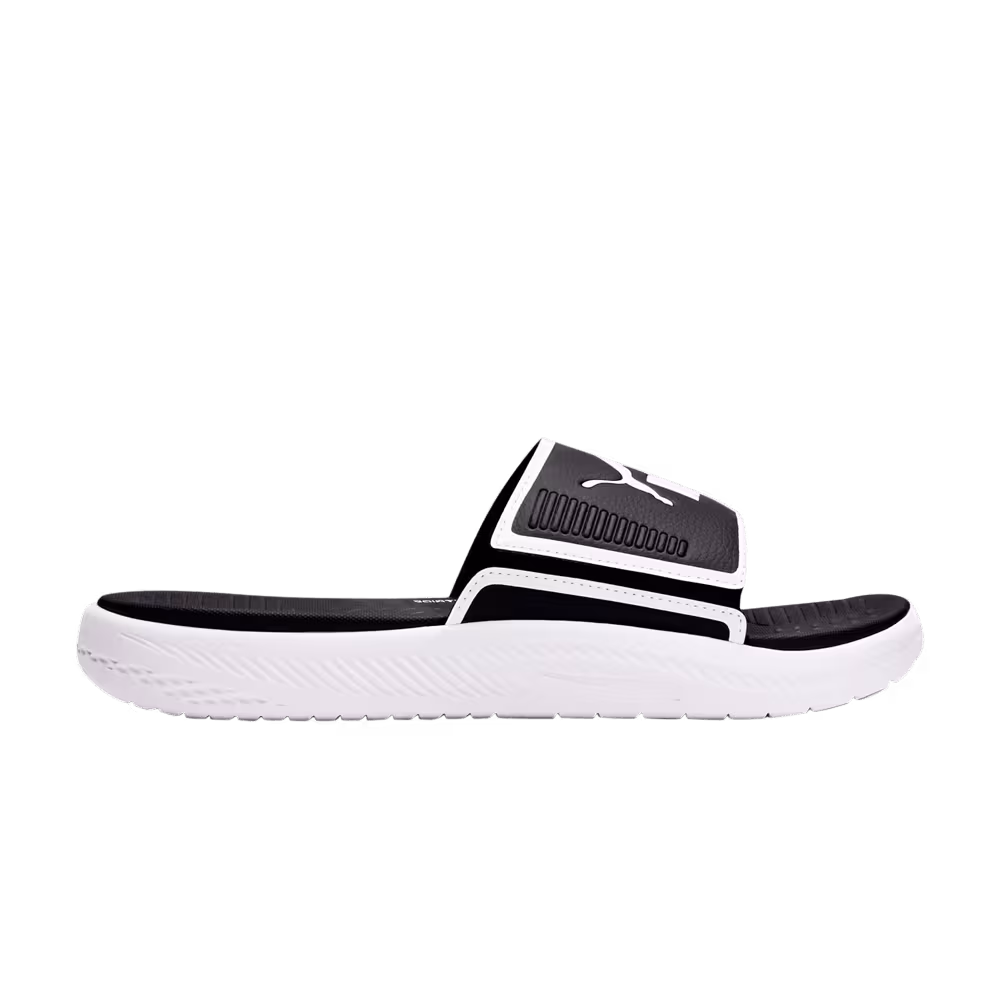 Puma Softride Slide White Black