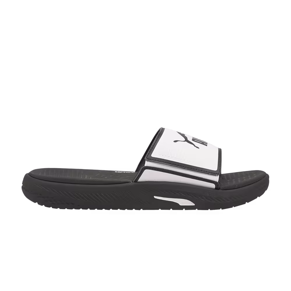 Puma Softride Slide White Black