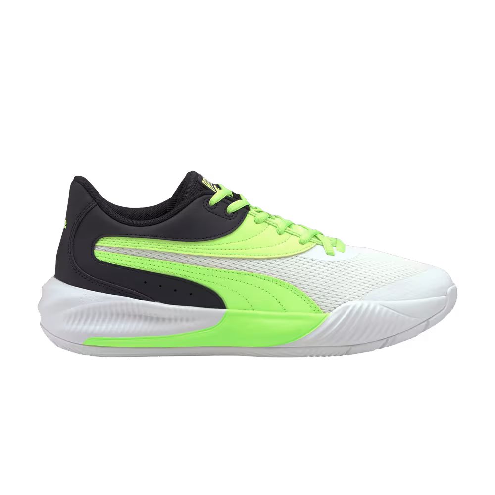Puma Triple Basketball White Green Glare