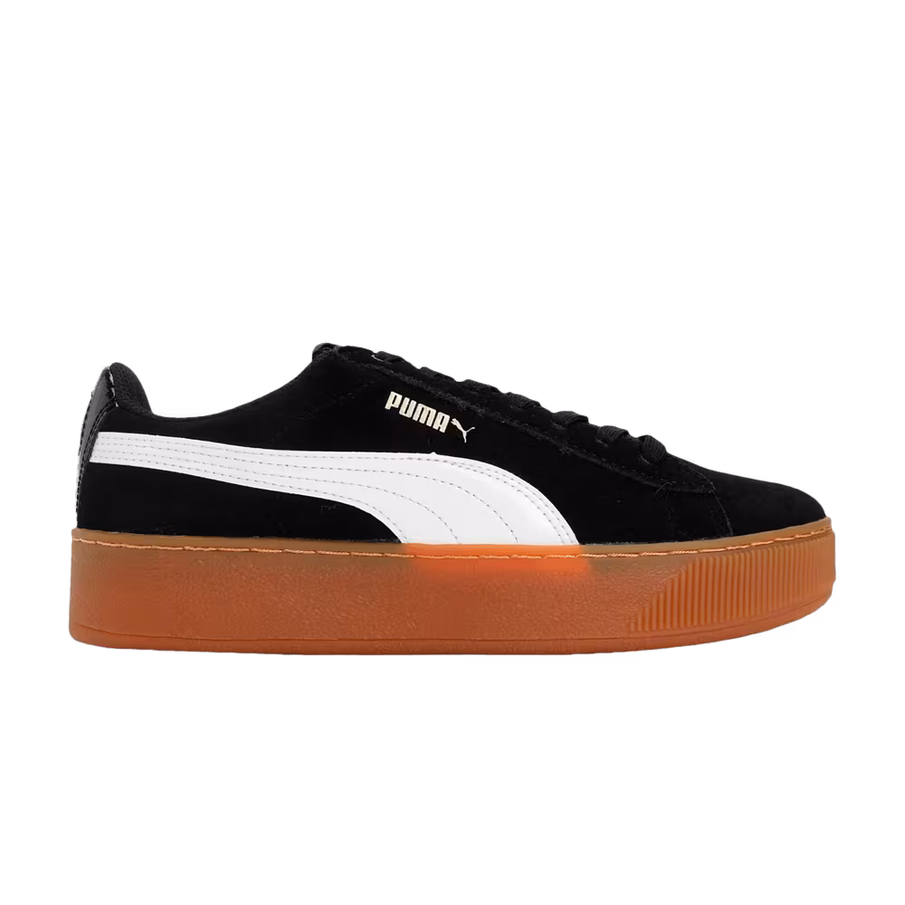 Puma Women's Vikky Platform Black Gum