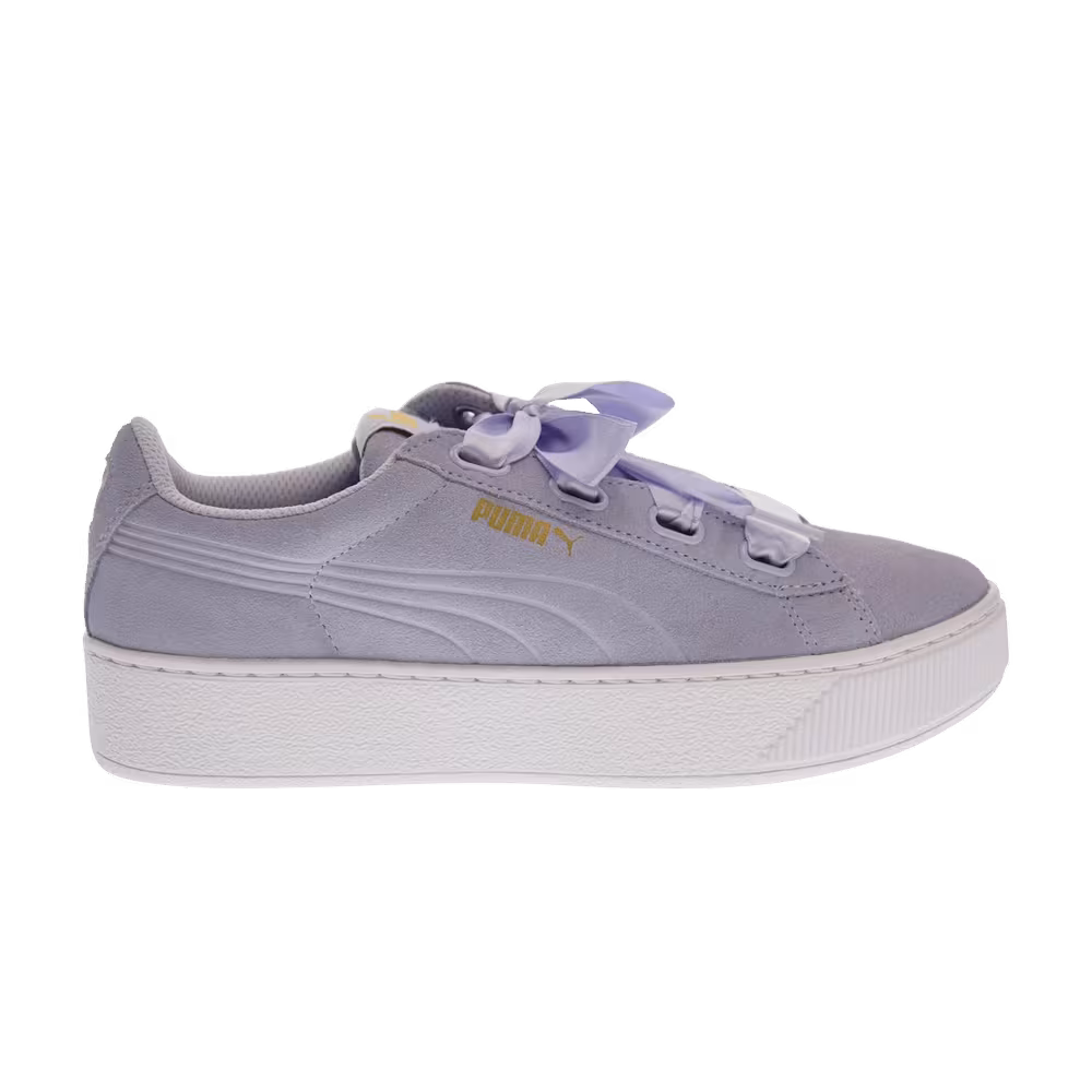 Puma Women's Vikky Platform Ribbon Icelandic Blue