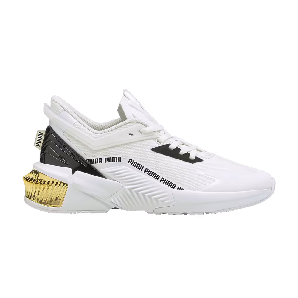 Puma Women's Provoke XT FTR Moto White Team Gold