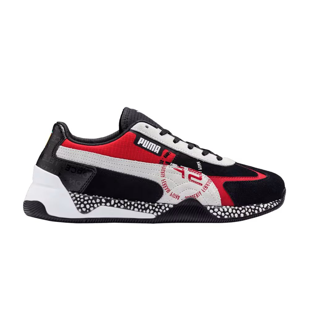 Scuderia Ferrari x Puma Speed Hybrid Black White Rosso Corsa