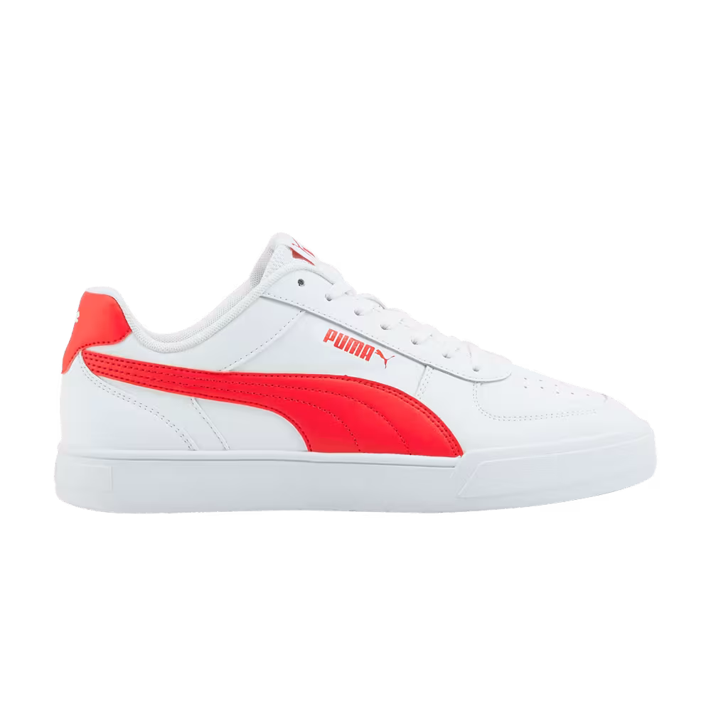 Puma Caven White High Risk Red