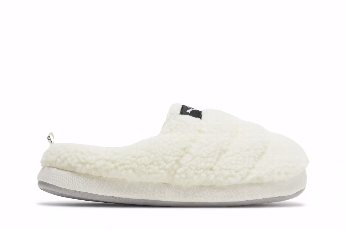 Puma Scuff Sherpa Slippers Whisper White, view 2