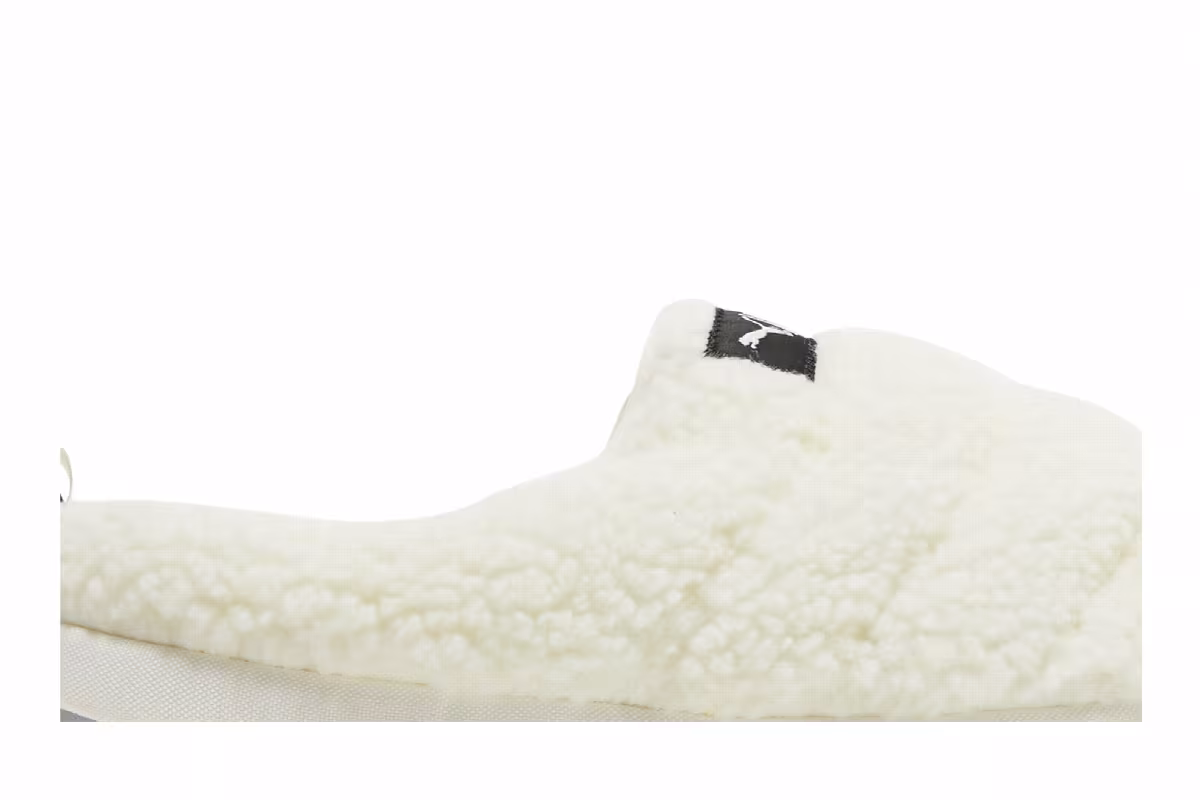Puma Scuff Sherpa Slippers Whisper White, view 3