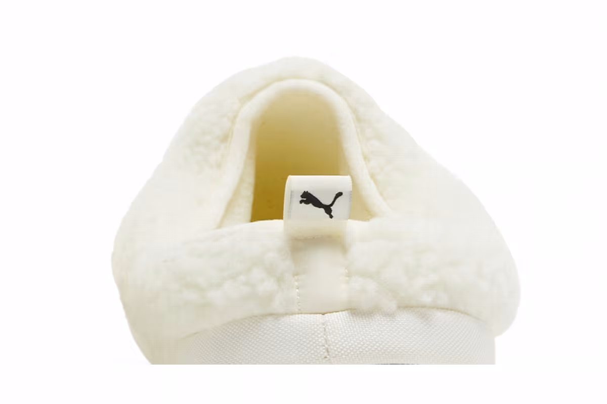 Puma Scuff Sherpa Slippers Whisper White, view 8