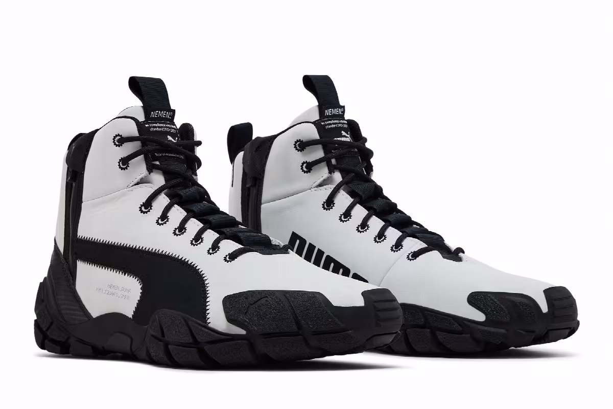 NEMEN x Puma Centaur Mid White Black, view 9