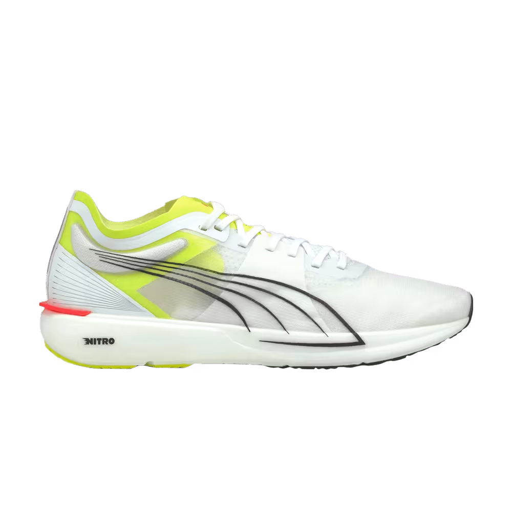 Puma Liberate Nitro White Yellow Alert
