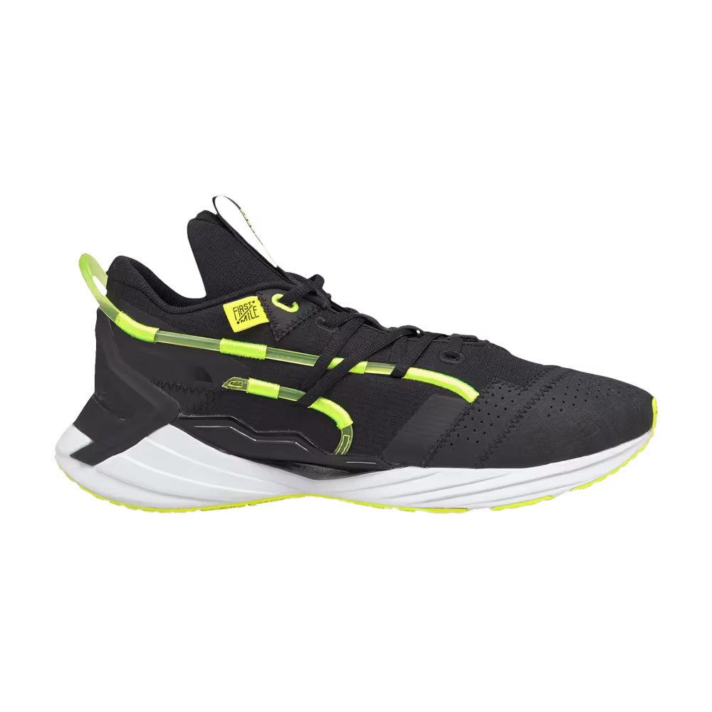 First Mile x Puma Ultra Triller Black Soft Fluo Yellow