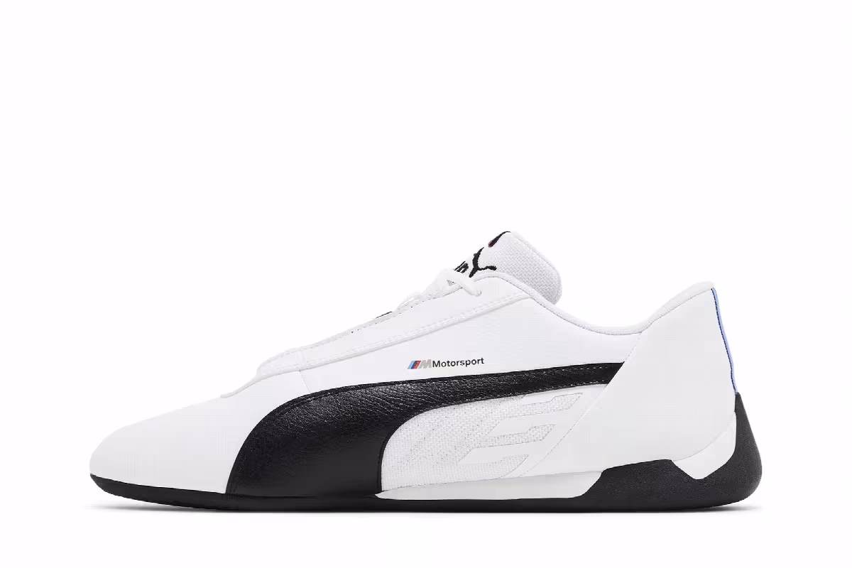 Puma BMW Motorsport x R-Cat White Black, view 4
