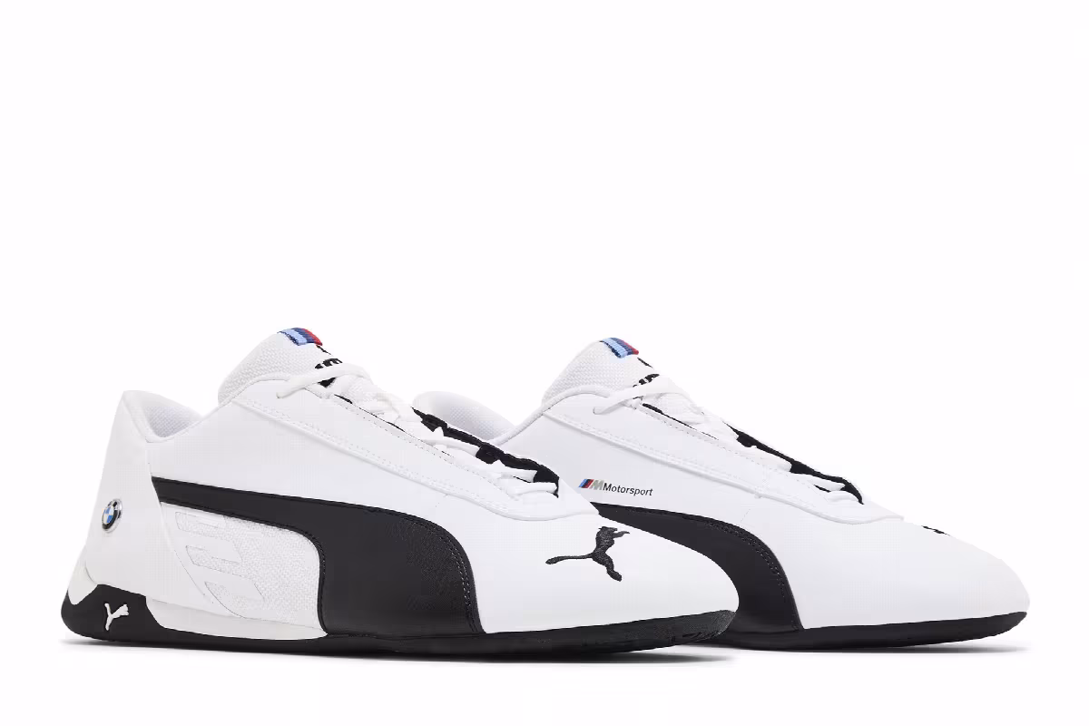 Puma BMW Motorsport x R-Cat White Black, view 9