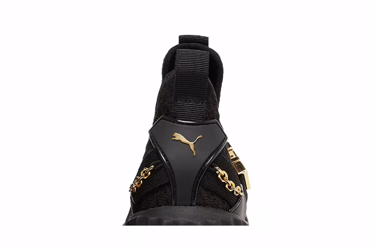 Puma Women's Defy Mid Black Gold, view 8