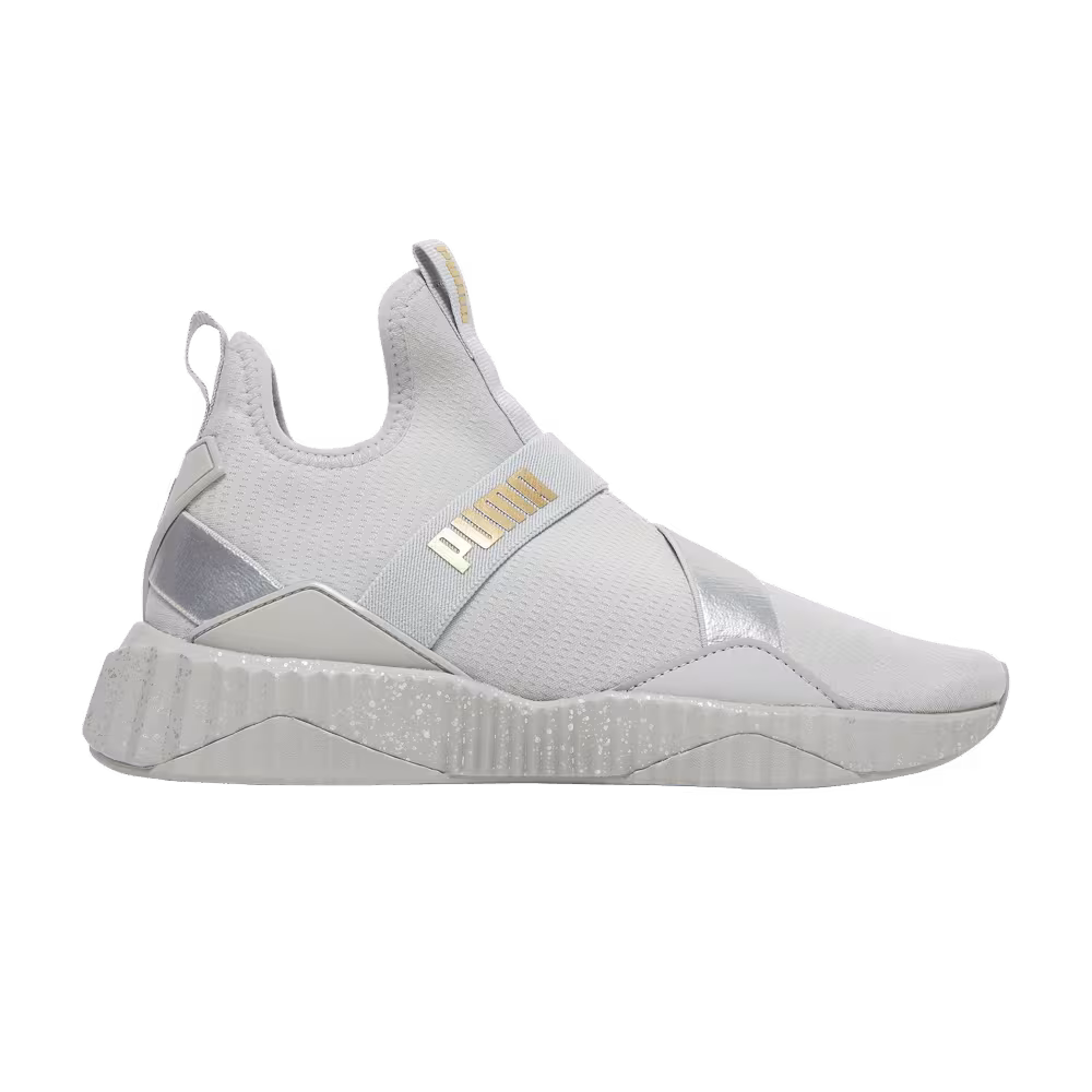Puma Women's Defy Mid Metal High Rise Silver