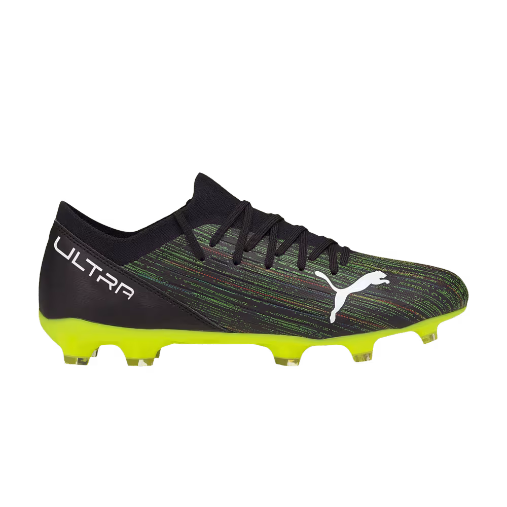 Puma Ultra 3.2 FG AG Black Yellow Alert