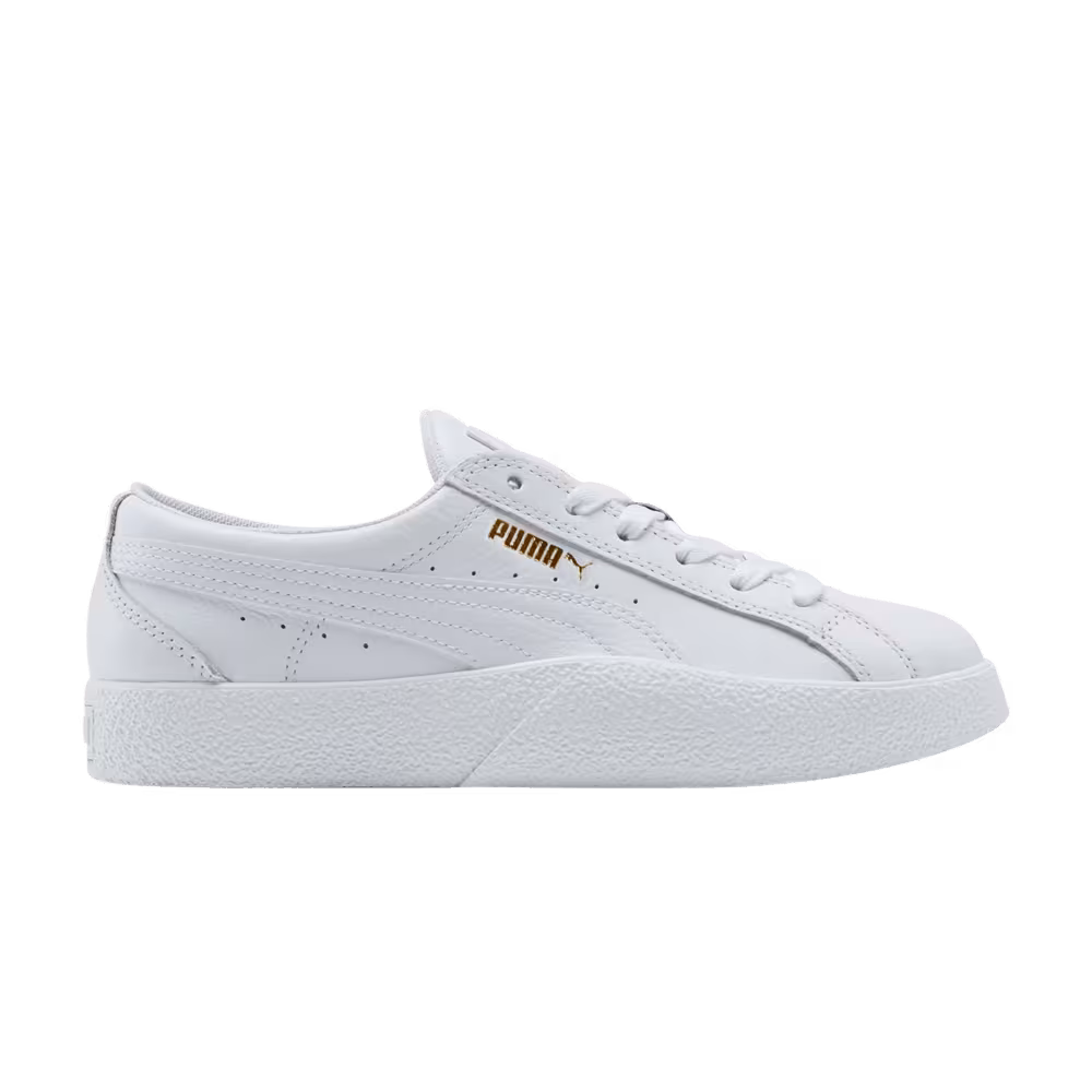Puma Women's Love Tumble Leather Triple White