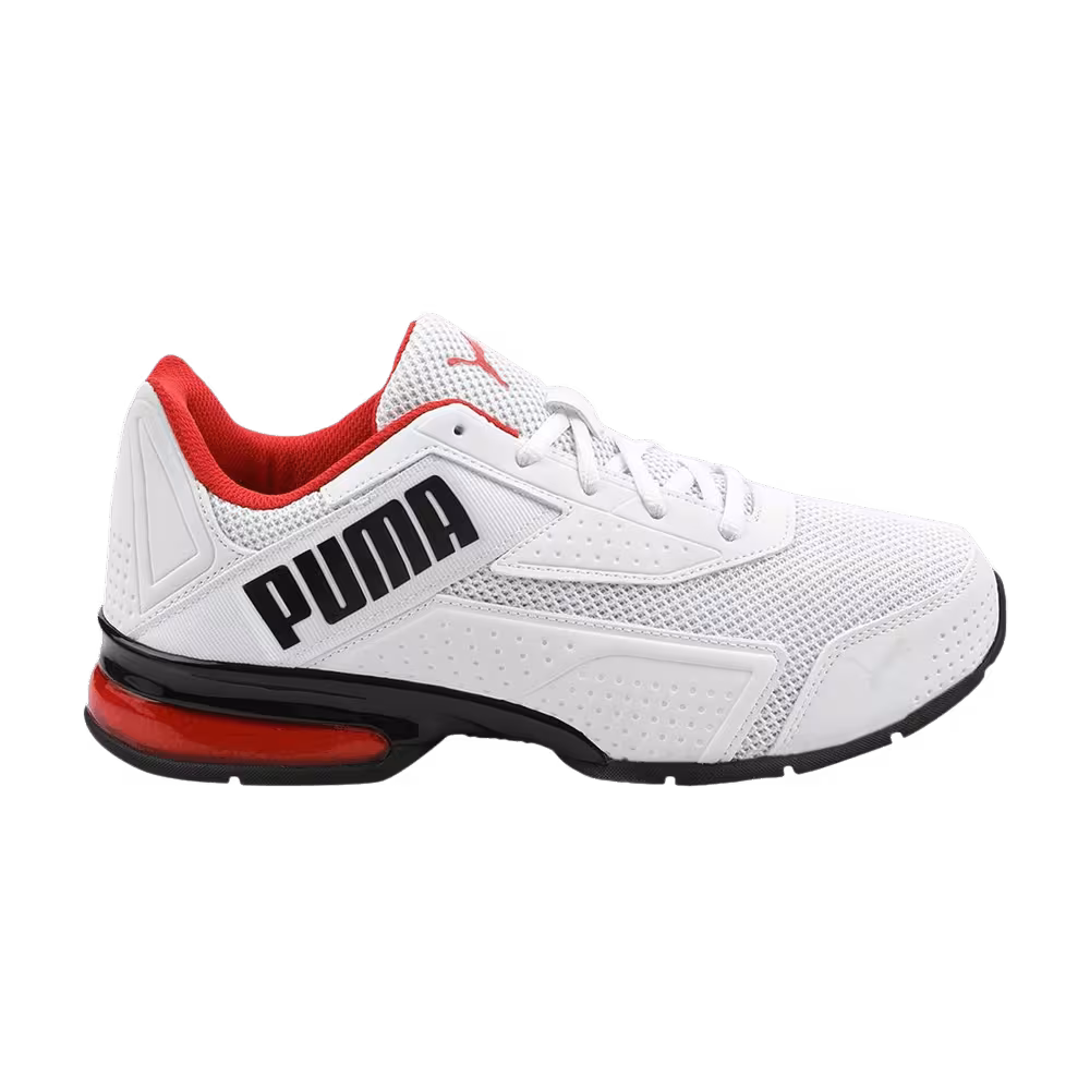 Puma Leader VT Bold White High Risk Red Black