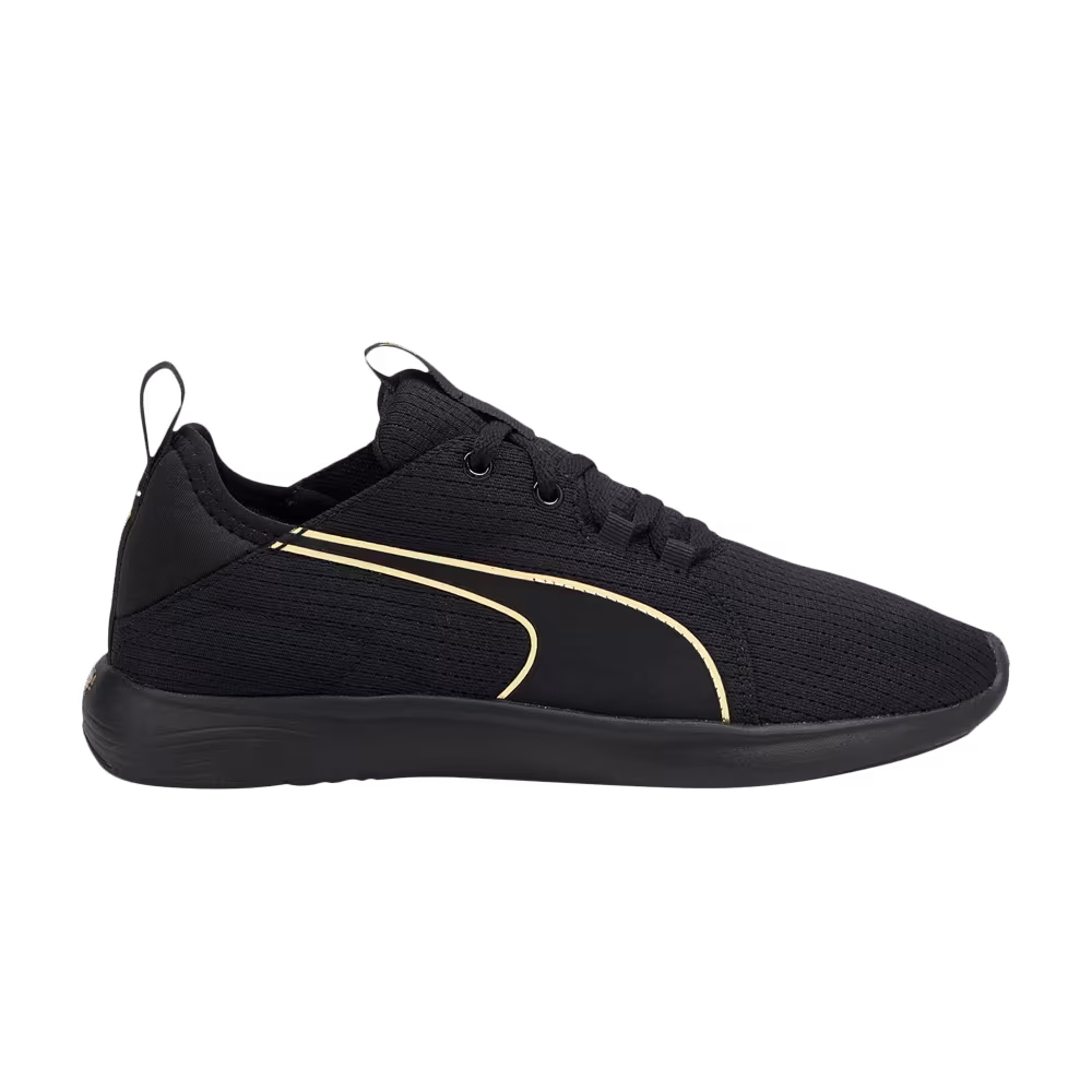 Puma Women's Softride Vital Repel Black Team Gold
