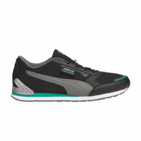 Mercedes F1 x Puma Track Racer 'Black Smoked Pearl Spectra Green'