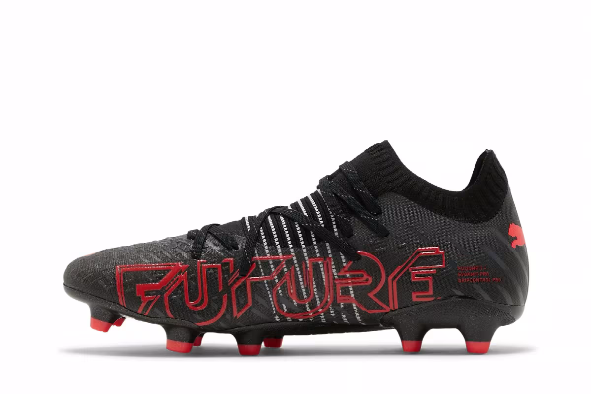 Puma Future Z 1.2 FG AG Black Sunblaze, view 4