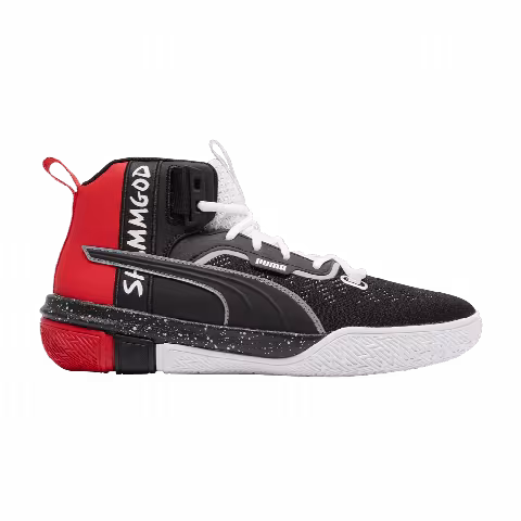 Puma God Shammgod x Legacy 'Black High Risk Red'