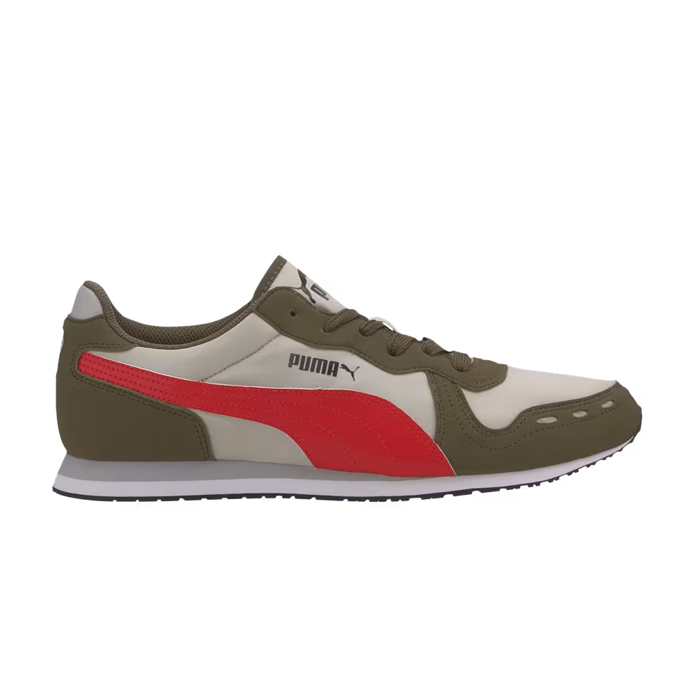 Puma Cabana Run Dark Olive Red