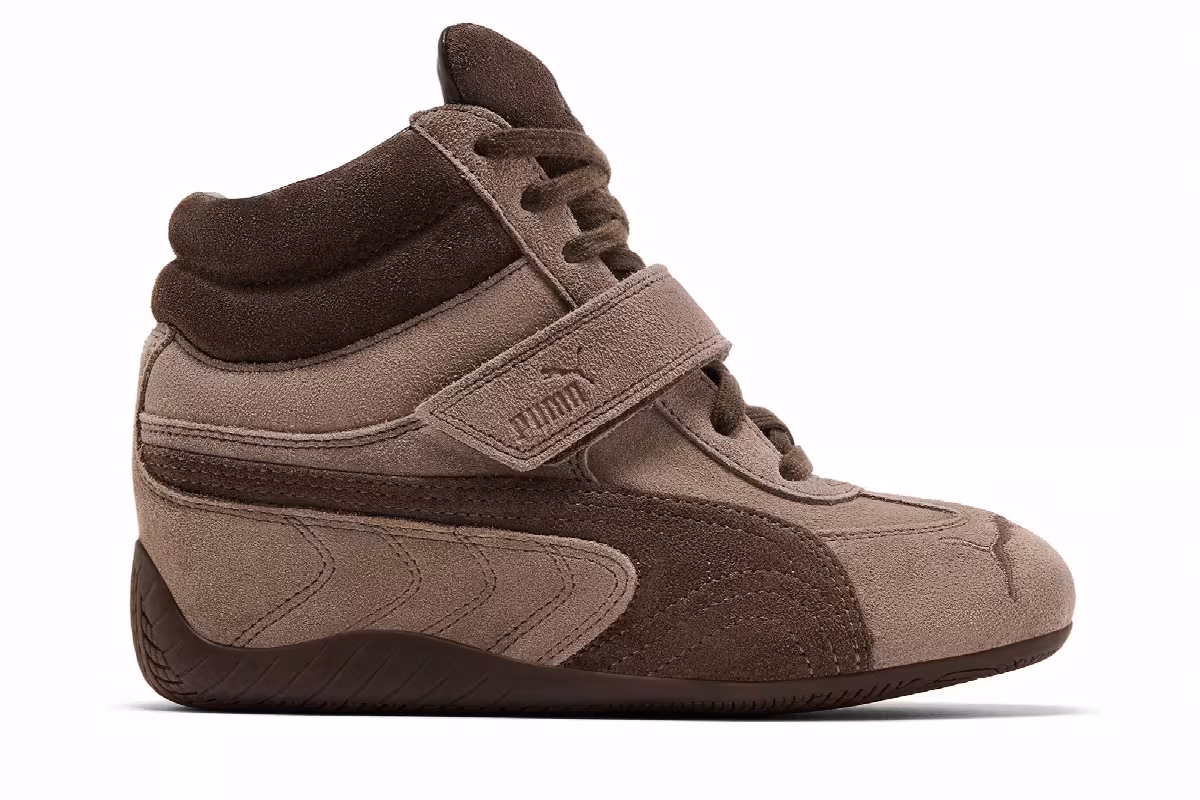 Puma Women's Speedcat Wedge Totally Taupe Chocolate, view 2