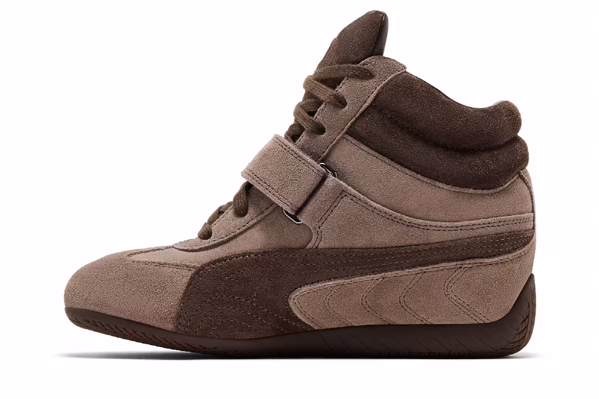 Puma Women's Speedcat Wedge Totally Taupe Chocolate, view 4