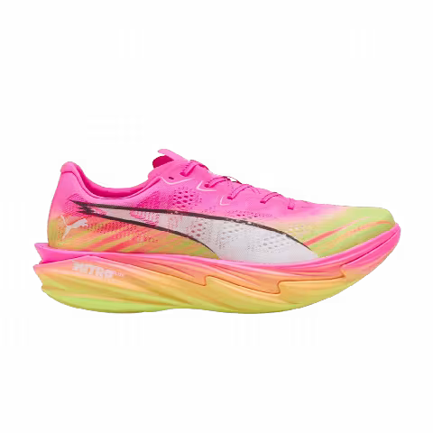 Puma Deviate Nitro Elite 4 'Poison Pink Yellow Alert Bright Aqua'