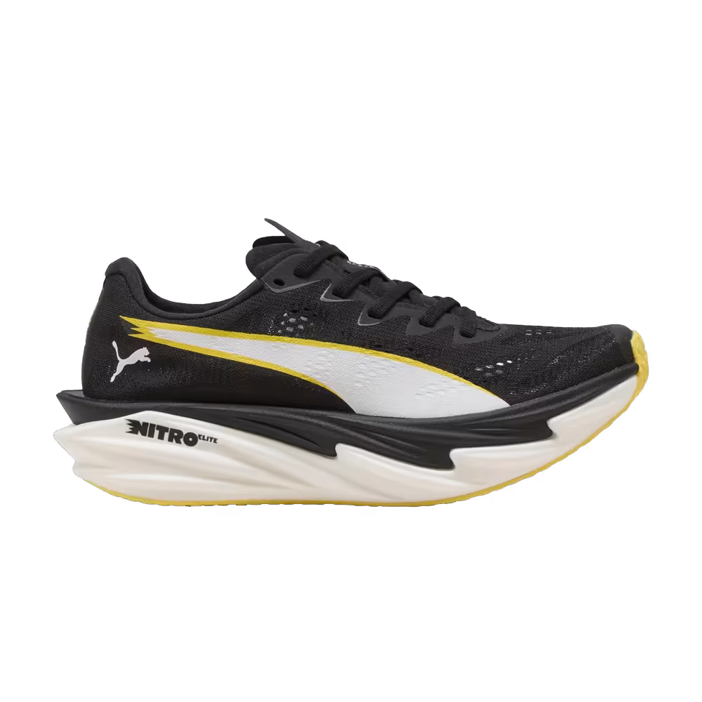 Hyrox x Puma Women's Deviate Nitro Elite 4 Black Vibrant Yellow