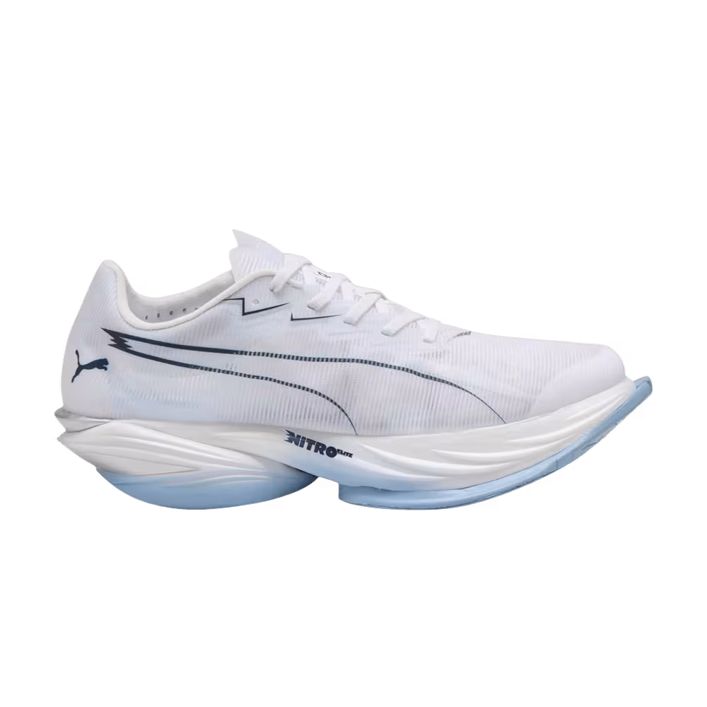 Puma Fast-R Nitro Elite 3 White Chambray Blue