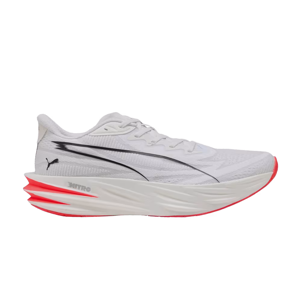 Puma Deviate Pure Nitro White Red