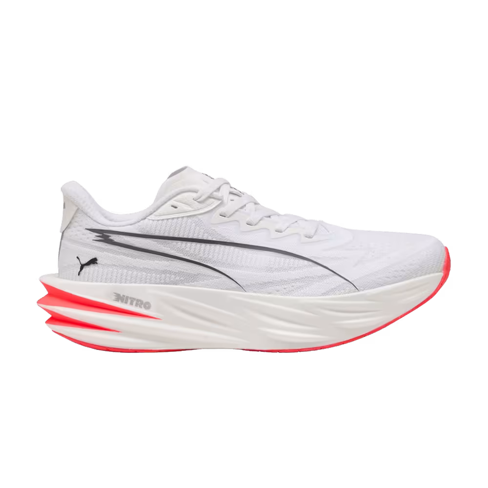 Puma Women's Deviate Pure Nitro White Red