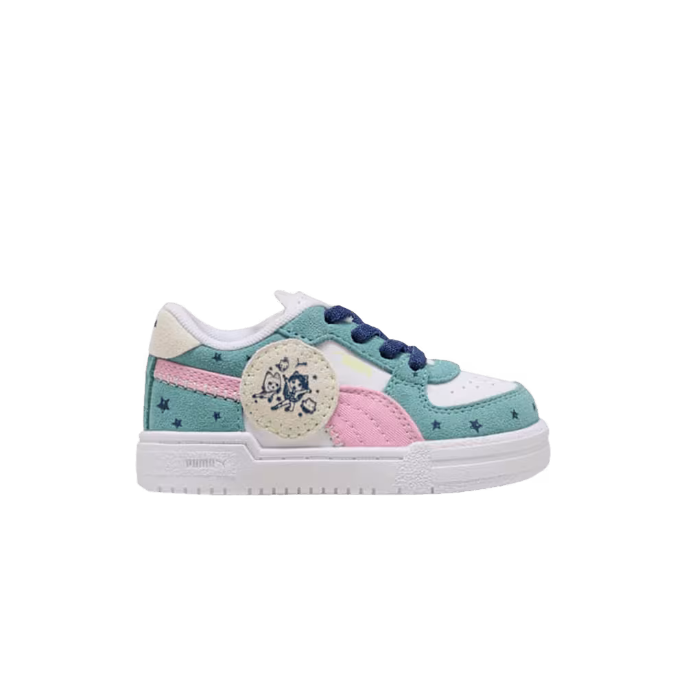 Gabby's Dollhouse x Puma Ca Pro Toddler White Pink Shimmer