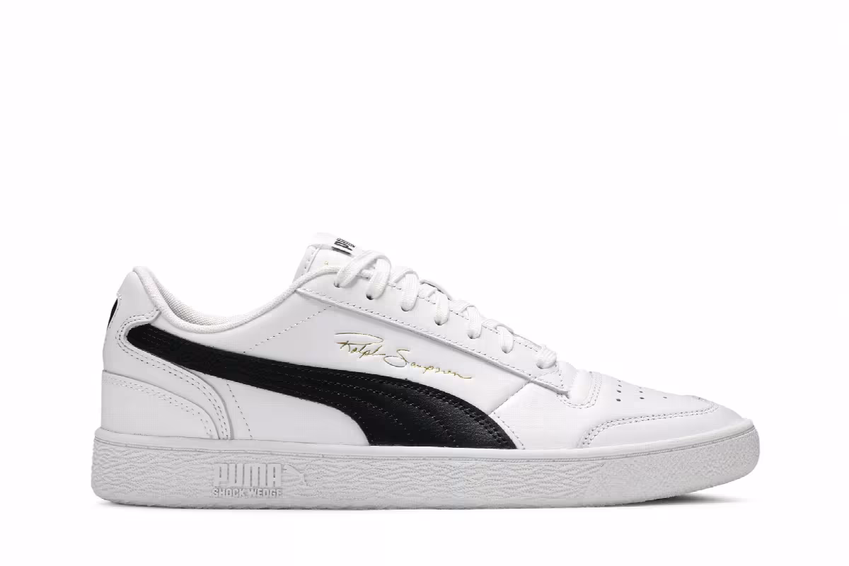 Puma Ralph Sampson Low White Black, view 2