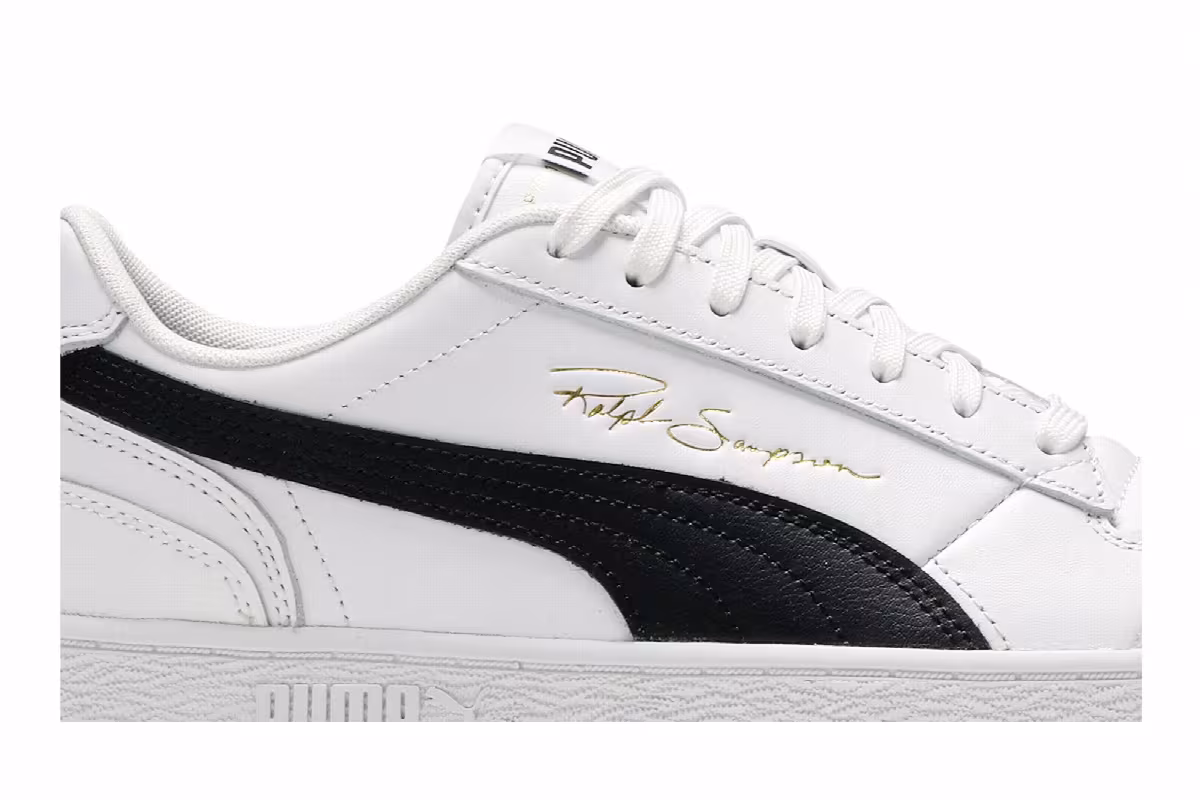 Puma Ralph Sampson Low White Black, view 3