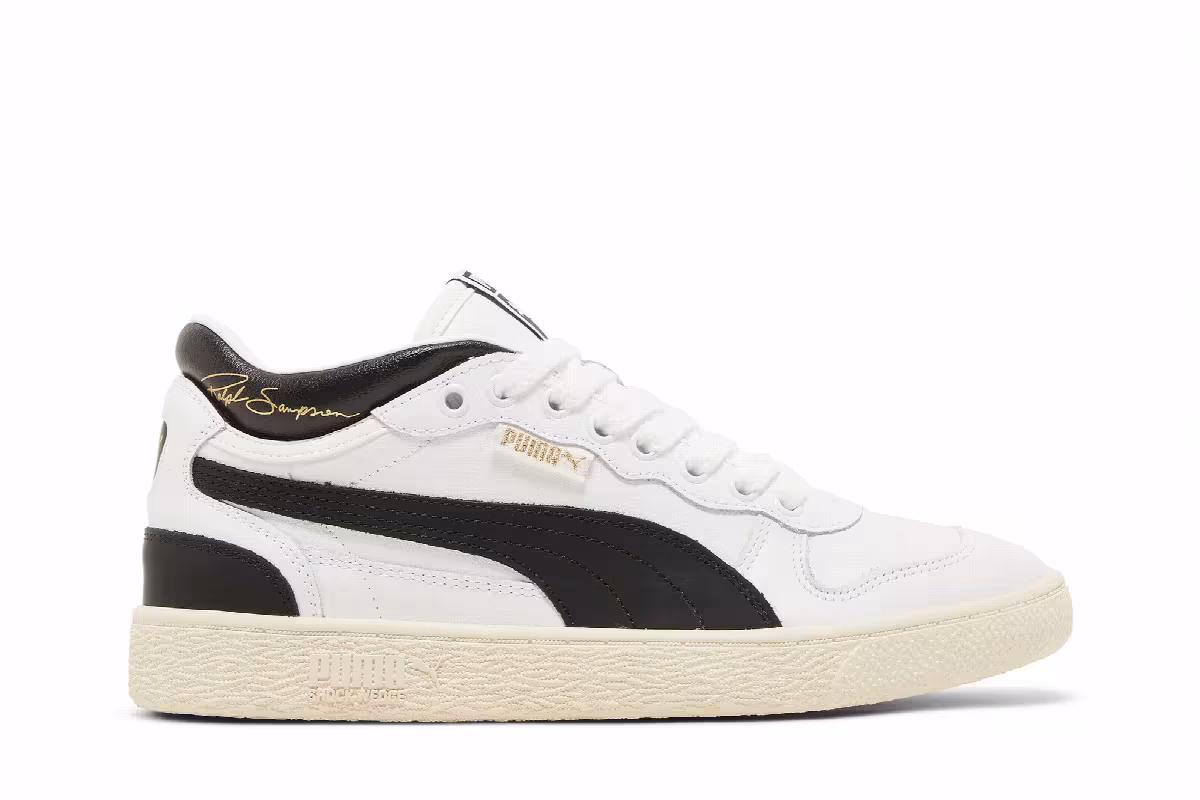 Puma Ralph Sampson Demi OG White Black, view 2
