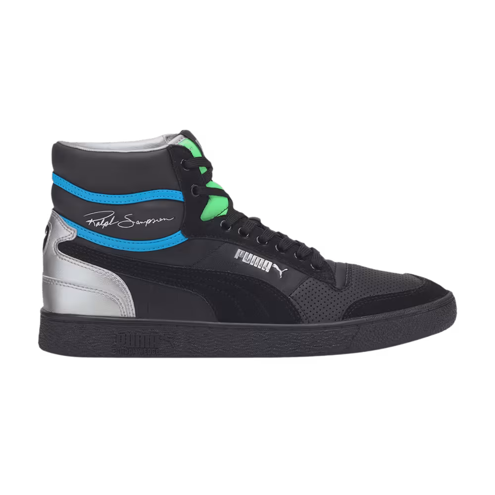 Puma Ralph Sampson Mid Royal - Black Elektro Green