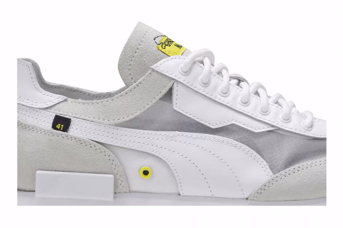 Chinatown Market x Puma Future Rider White, view 3