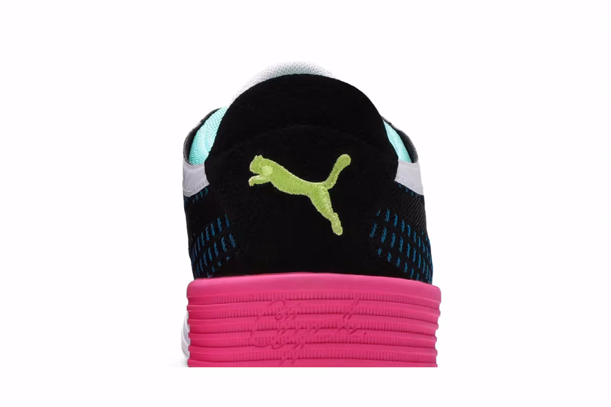 Puma Clyde All-Pro Black Luminous Pink, view 8