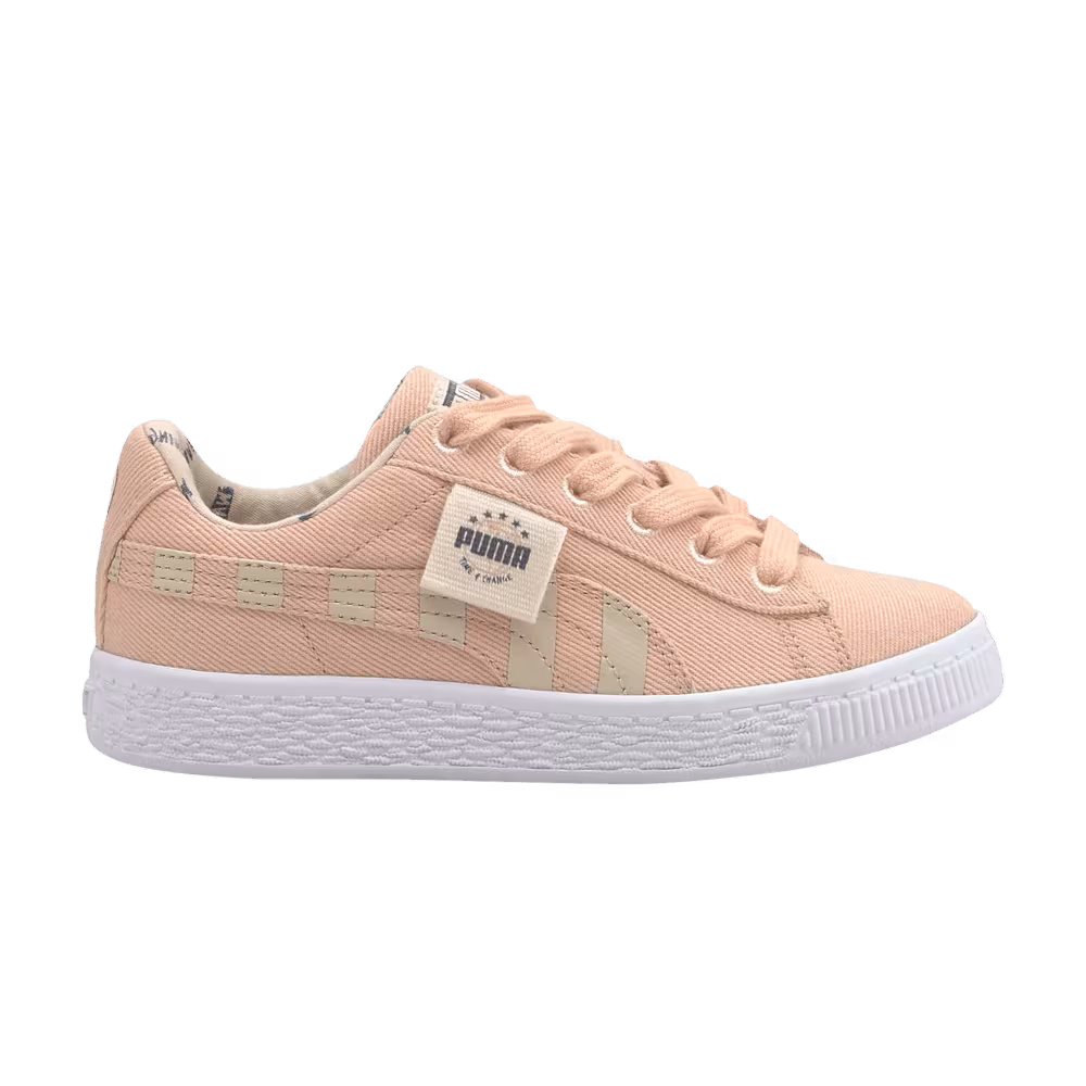 Puma Basket Canvas Little Kids TIme 4 Change - Pink Sand