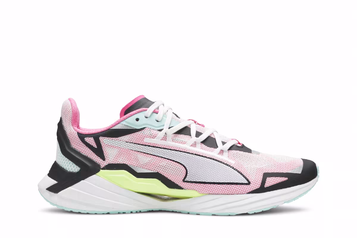Puma Women's UltraRide Aruba Blue Pink, view 2