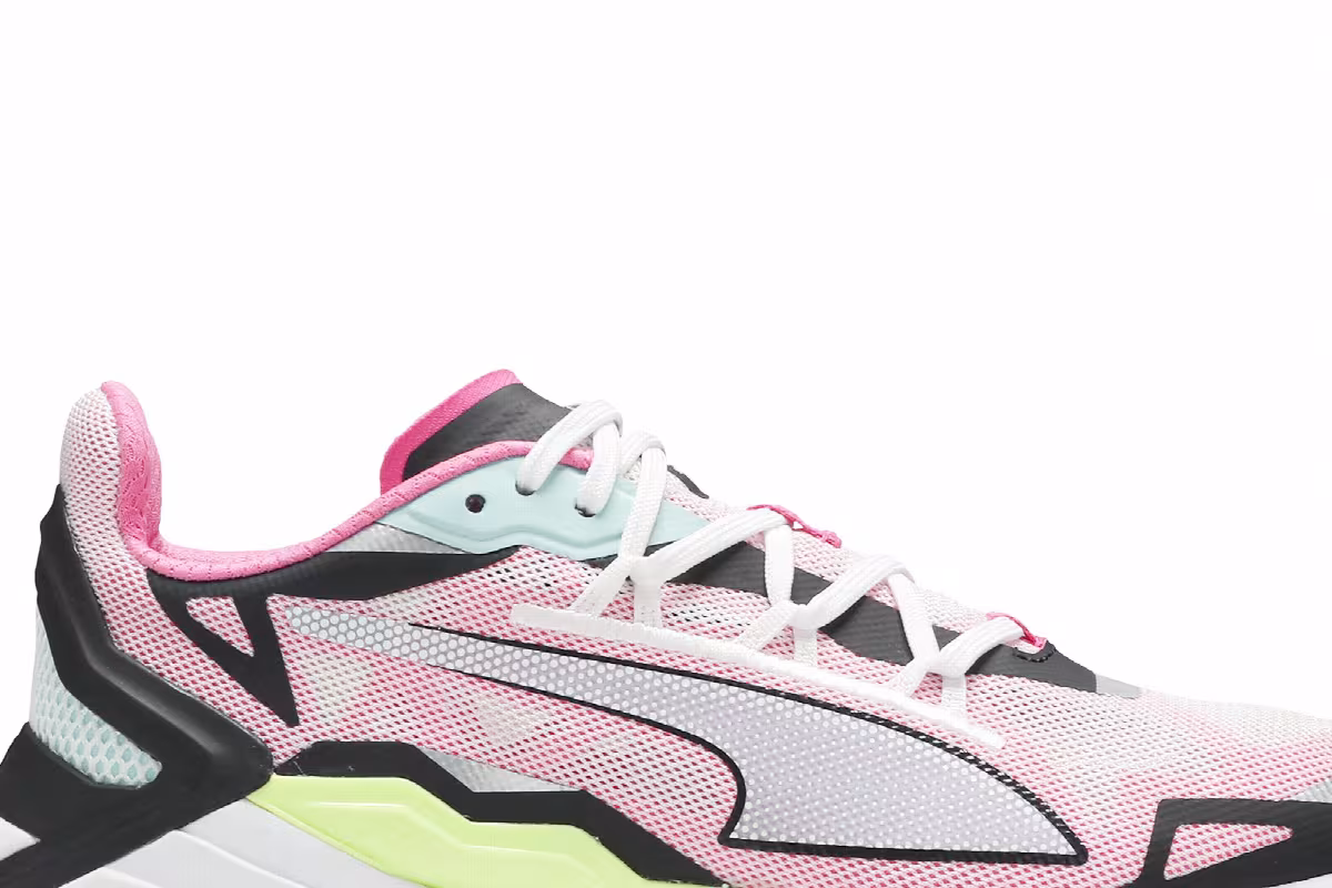 Puma Women's UltraRide Aruba Blue Pink, view 3