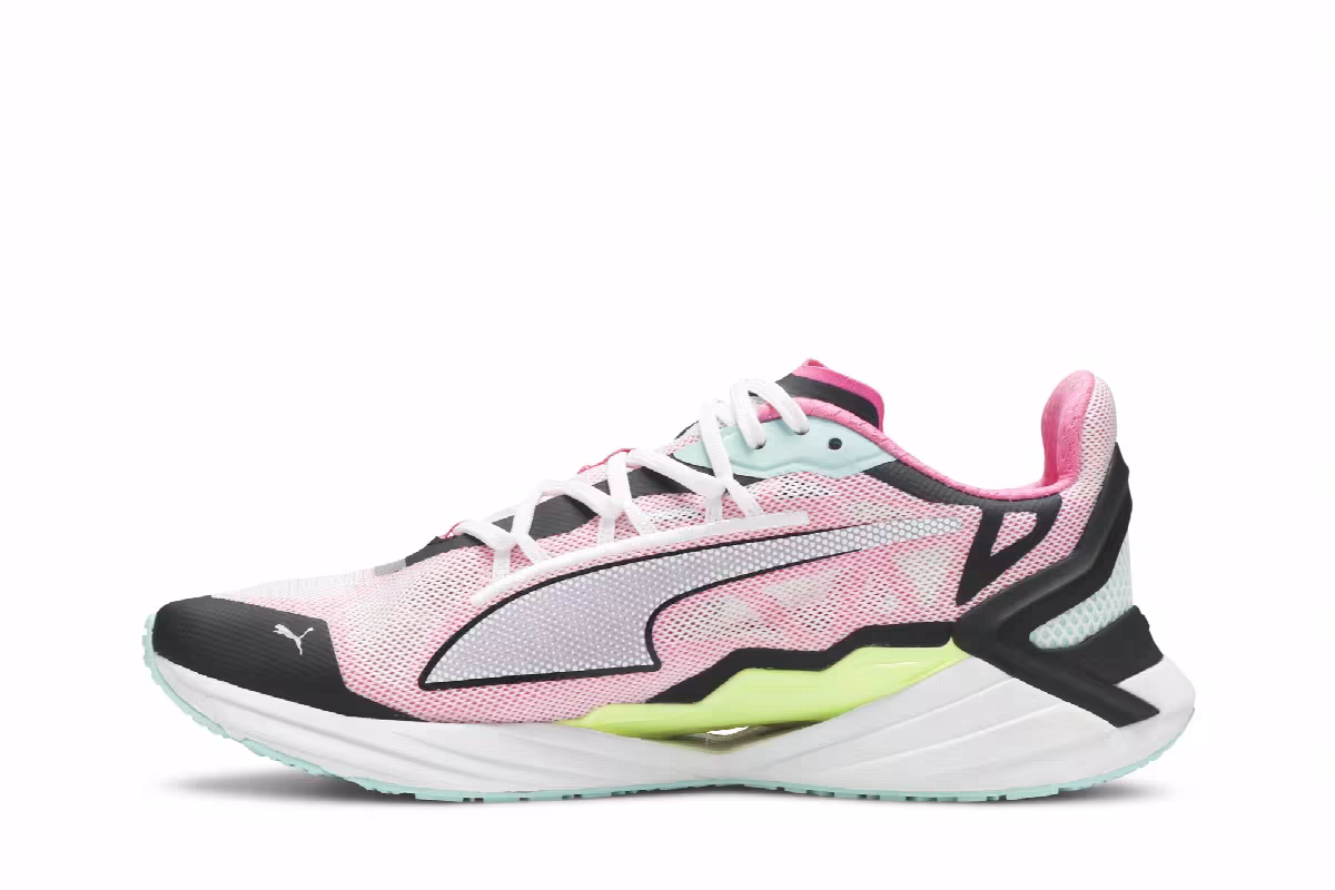 Puma Women's UltraRide Aruba Blue Pink, view 4