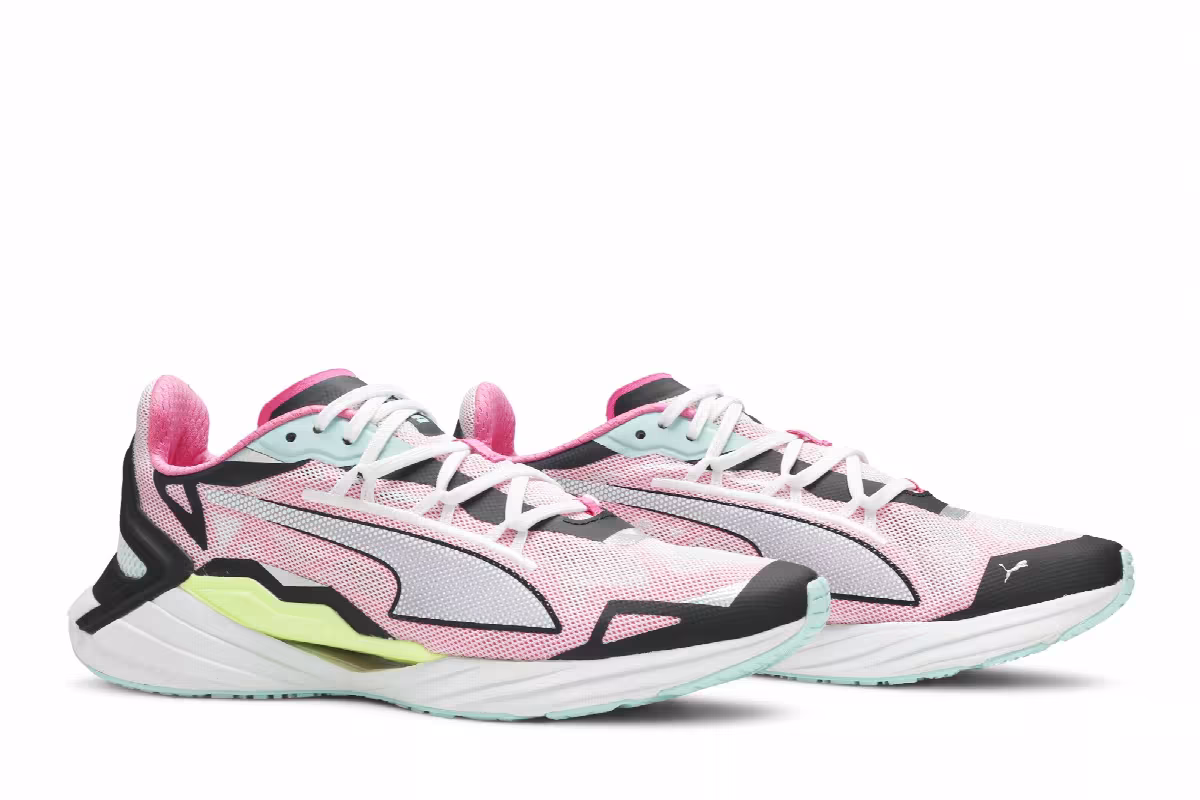 Puma Women's UltraRide Aruba Blue Pink, view 9